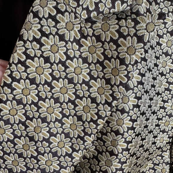 WAYF Gold and brown double breasted blazer, Size S - Picture 2 of 10